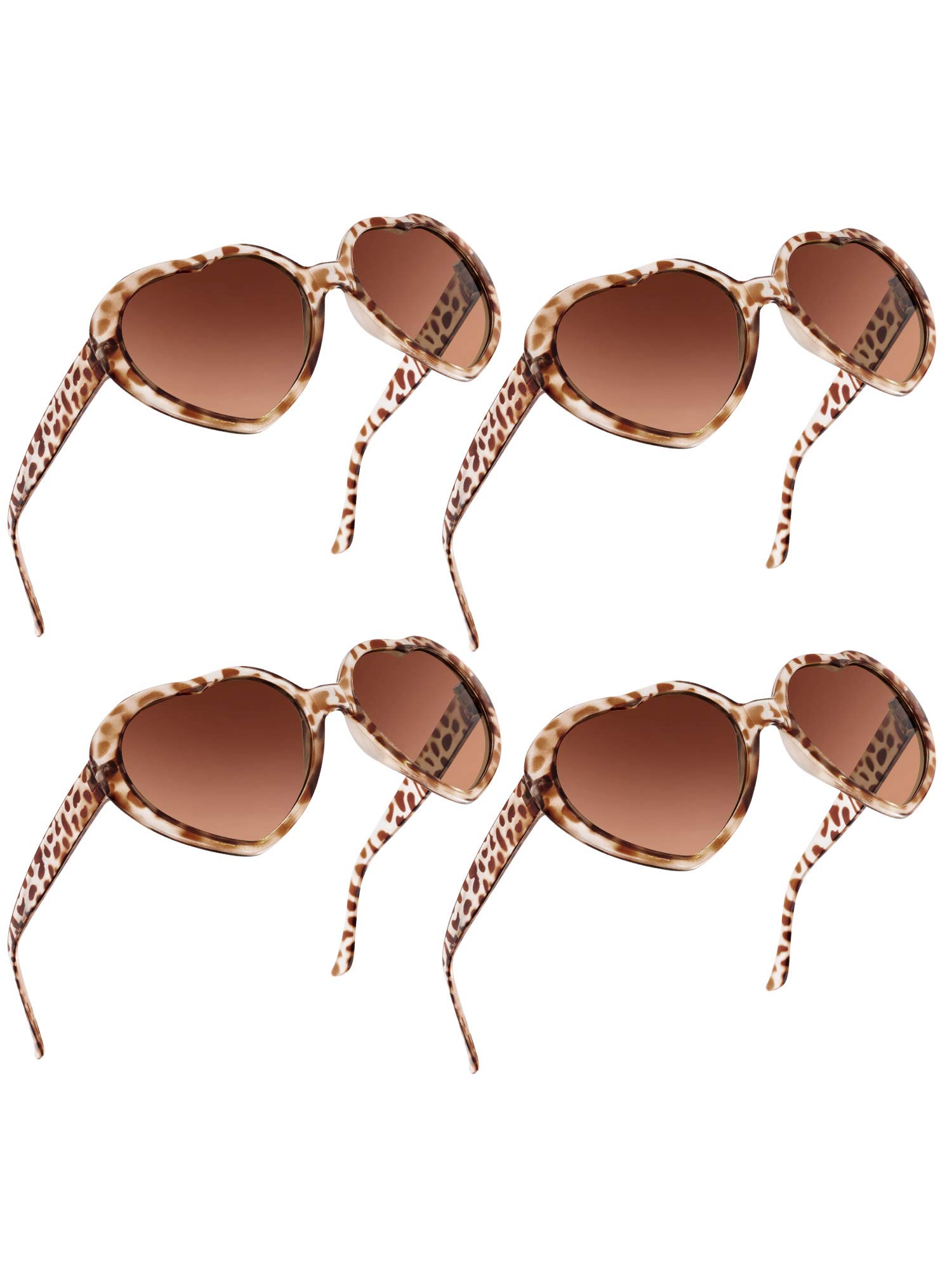 Foto 5 pulgar | Gafas De Sol Bulu En Forma De Corazón En Colores Neón Para Mujer X12 - Venta Internacional.