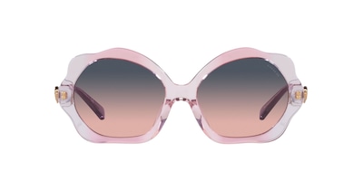 Foto 1 | Lente De Sol Coach 0hc8346bu Color Degradado Rosa Púrpura Forma Irregular