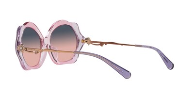 Foto 5 | Lente De Sol Coach 0hc8346bu Color Degradado Rosa Púrpura Forma Irregular