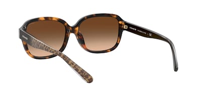 Foto 6 | Lente De Sol Coach 0hc8298u Color Marrón Oscuro Degradado Forma Rectangular
