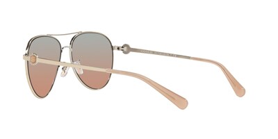Foto 5 | Lente De Sol Coach 0hc7128 Color Gris Naranja Degradado Forma Piloto