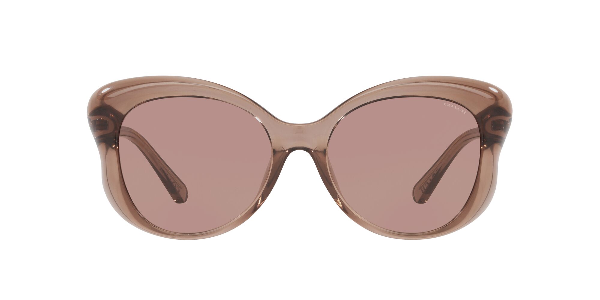 Lente De Sol Coach 0hc8307u Color Café Forma Butterfly