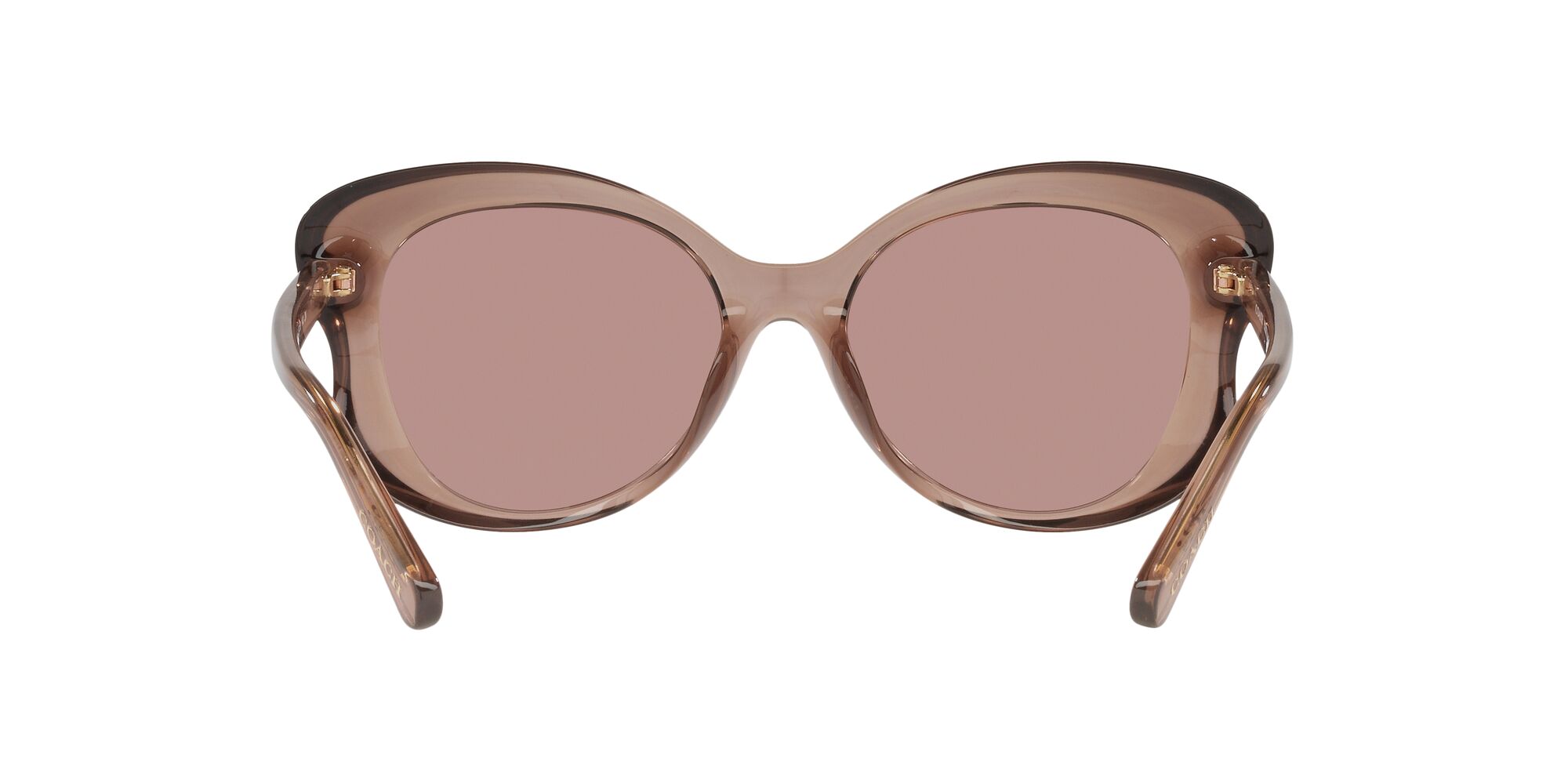 Foto 8 pulgar | Lente De Sol Coach 0hc8307u Color Café Forma Butterfly