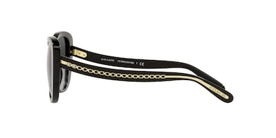 Foto 4 | Lente De Sol Coach 0hc8322 Color Gris Claro Degradado Negro Forma Rectangular