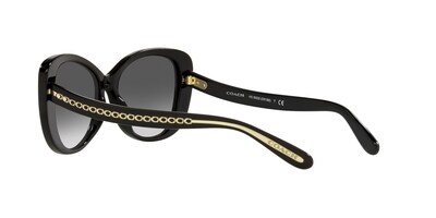Foto 5 | Lente De Sol Coach 0hc8322 Color Gris Claro Degradado Negro Forma Rectangular