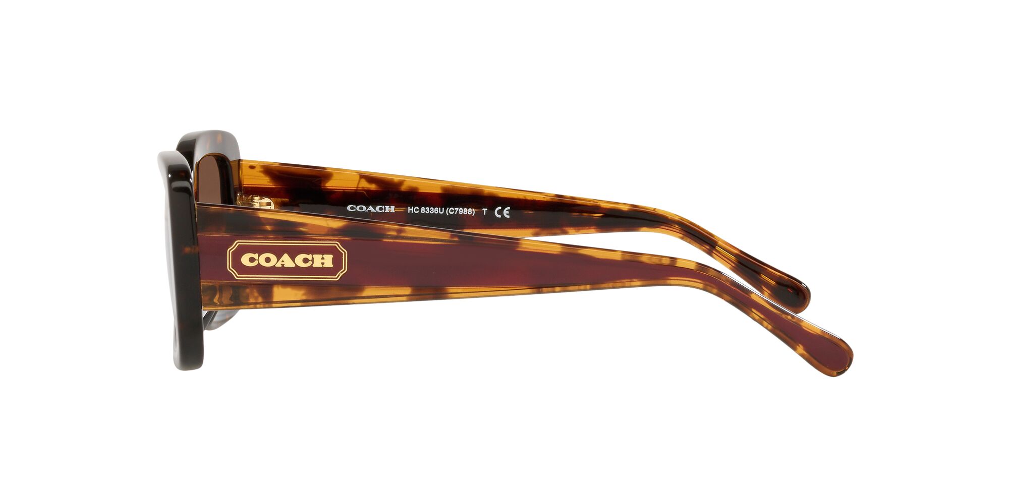 Foto 5 pulgar | Lente De Sol Coach 0hc8336u Color Marrón Degradado Forma Rectangular
