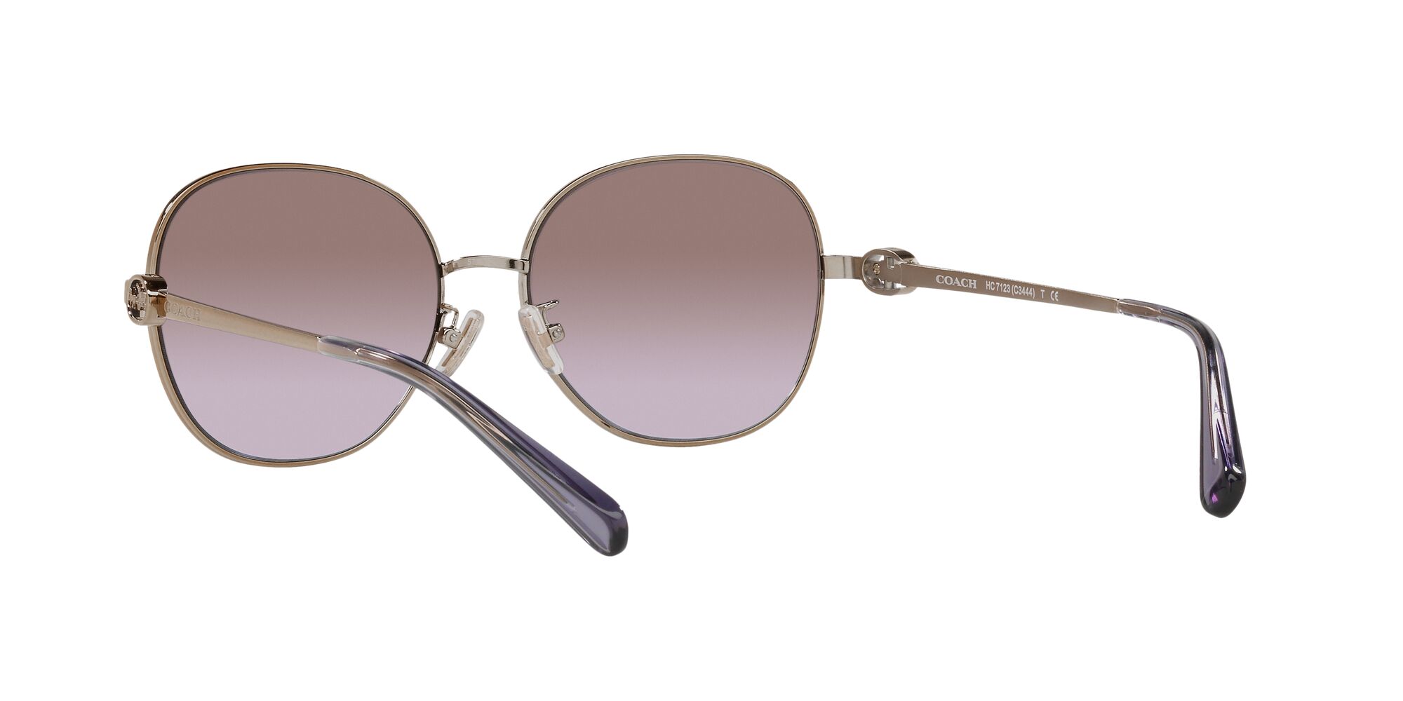 Foto 6 | Lente De Sol Coach 0hc7123 Color Violeta Degradado Forma Redonda