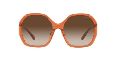 Foto 1 | Lente De Sol Coach 0hc8343 Color Marrón Degradado Forma Irregular