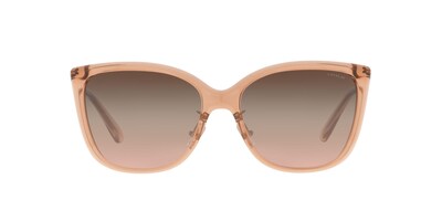 Foto 1 | Lente De Sol Coach 0hc8345 Color Degradado Marrón Rosa Forma Cuadrada