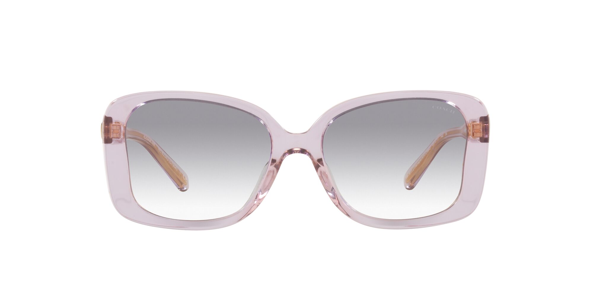 Foto 2 pulgar | Lente De Sol Coach 0hc8334u Color Lila Claro Degradado Forma Butterfly