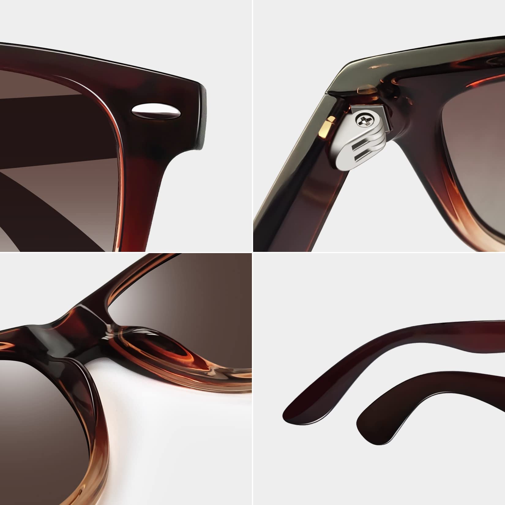 Foto 5 pulgar | Gafas De Sol Joopin Fashion De Gran Tamaño Cuadradas Polarizadas Uv400 - Venta Internacional.