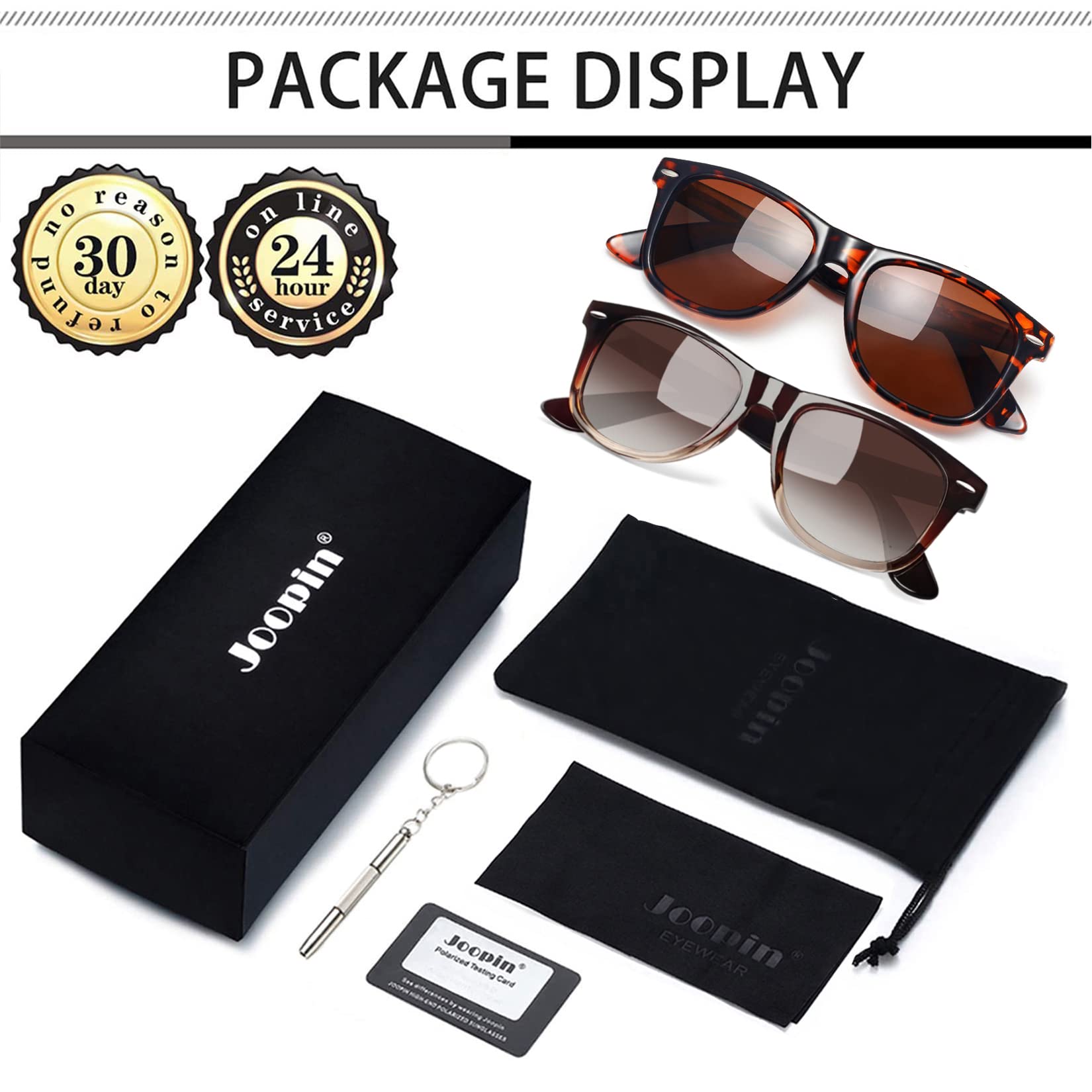 Foto 7 pulgar | Gafas De Sol Joopin Fashion De Gran Tamaño Cuadradas Polarizadas Uv400 - Venta Internacional.