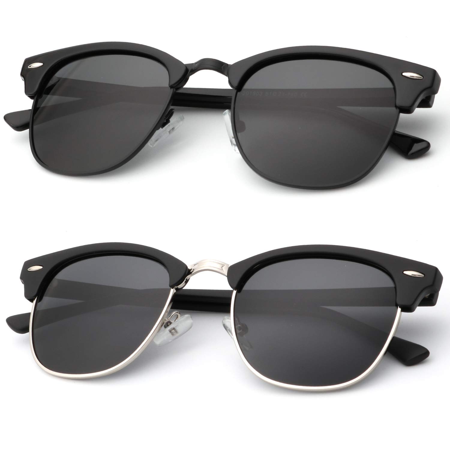 Foto 2 pulgar | Lentes de Sol Kaliyadi Polarizadas Semisin Montura 2 Piezas - Venta Internacional