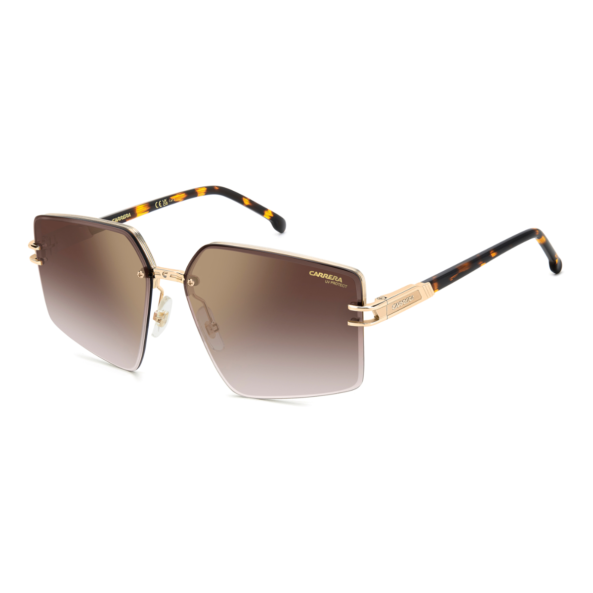 Foto 1 | Lentes De Sol Carrera 1074/s Dorado Espejados Carrera