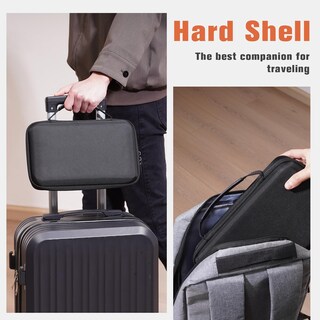 Foto 2 | Organizador De Gafas De Sol Procase Hard Shell Travel, Gris, 7 Ranuras - Venta Internacional.