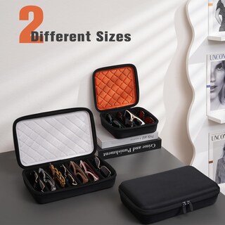 Foto 7 | Organizador De Gafas De Sol Procase Hard Shell Travel, Gris, 7 Ranuras - Venta Internacional.