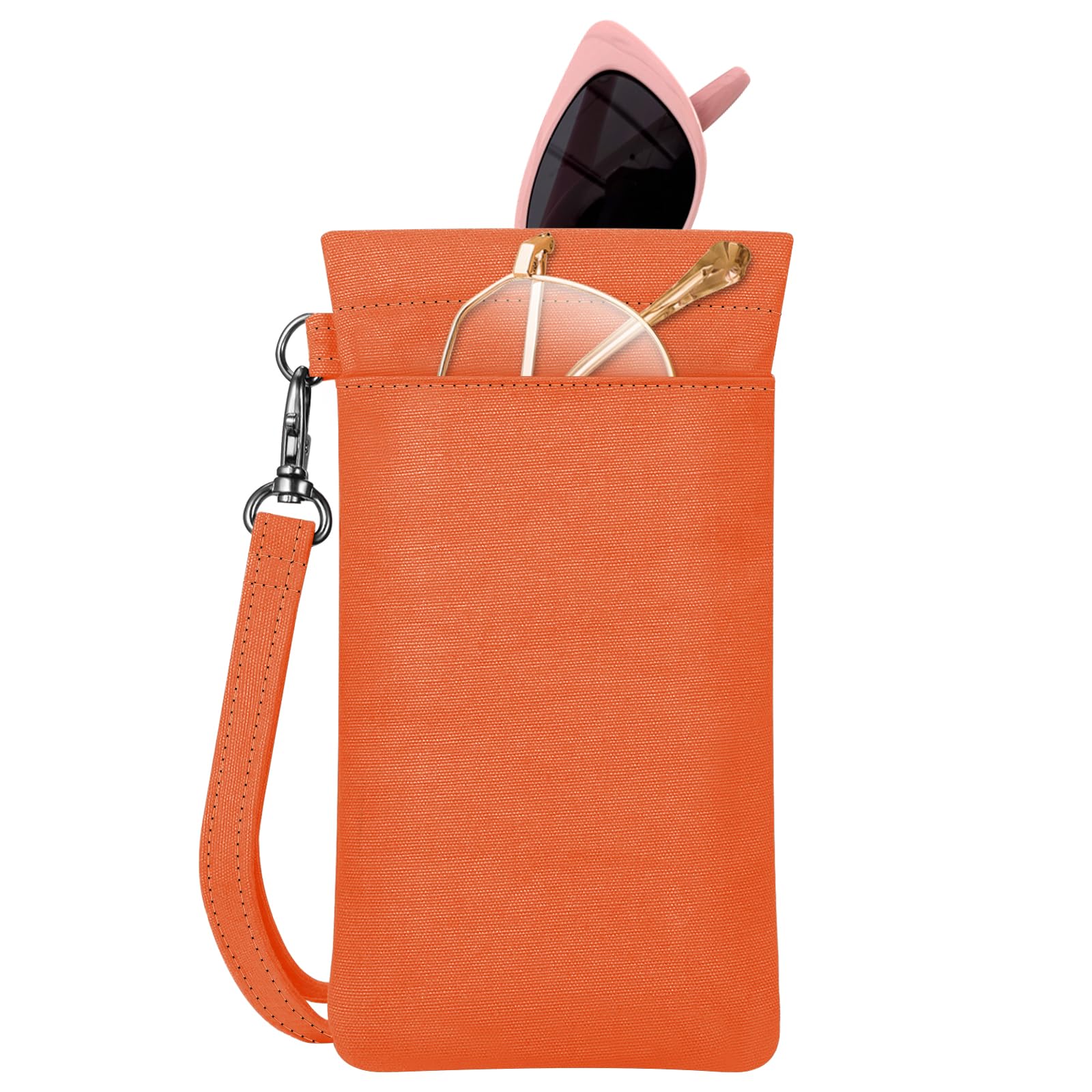 Foto 2 pulgar | Funda Para Gafas Fintie Double Con Correa De Transporte Naranja - Venta Internacional.