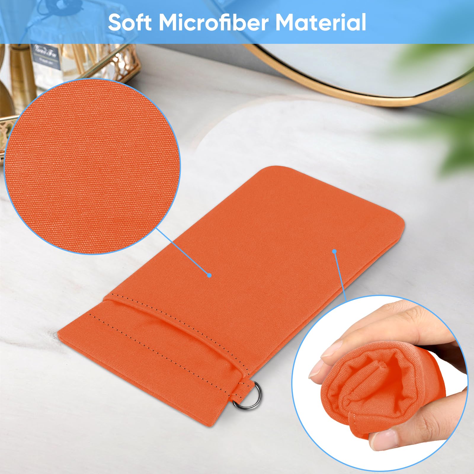 Foto 2 | Funda Para Gafas Fintie Double Con Correa De Transporte Naranja - Venta Internacional.