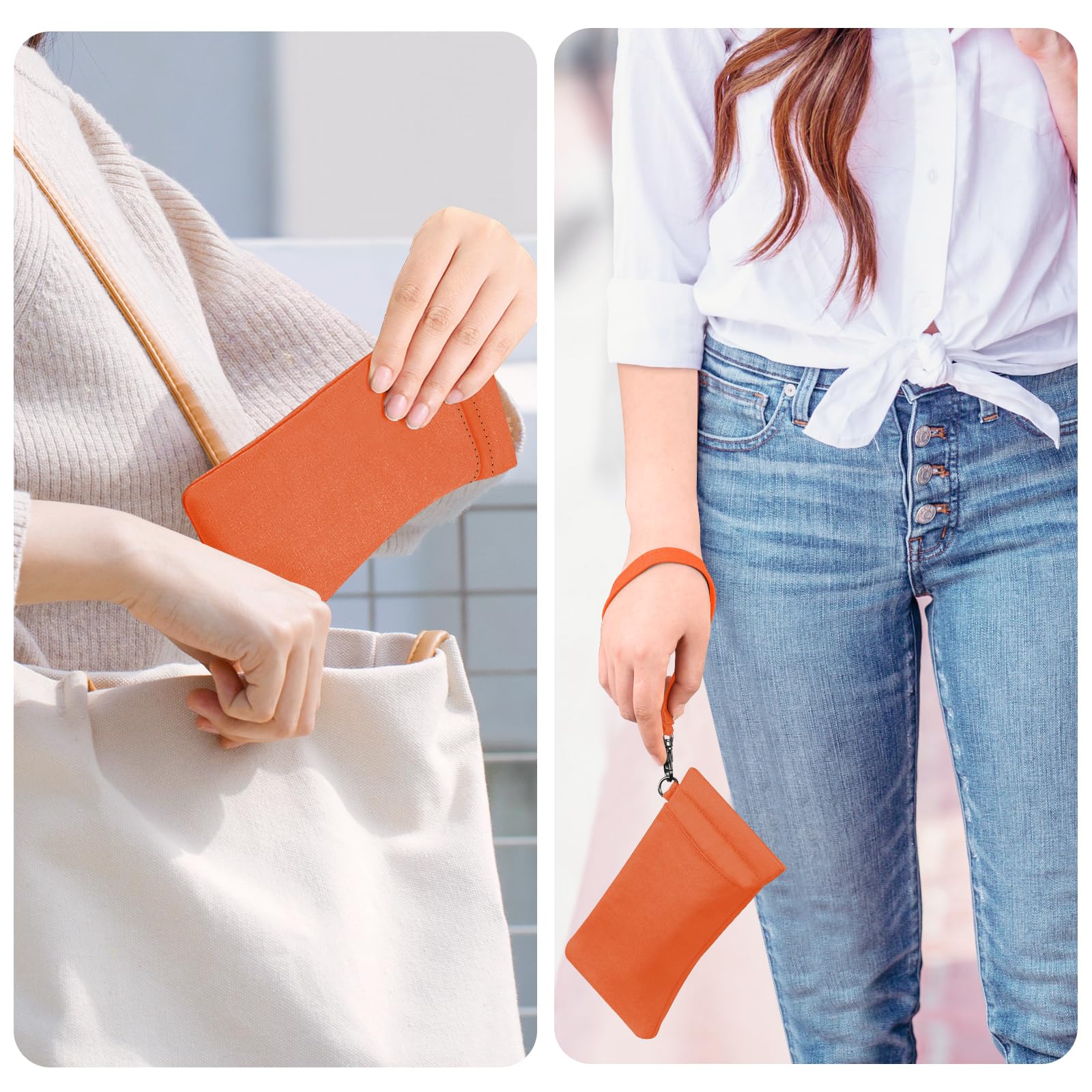 Foto 6 | Funda Para Gafas Fintie Double Con Correa De Transporte Naranja - Venta Internacional.