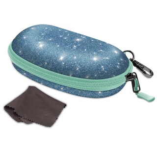 Foto 1 | Funda Para Gafas De Sol Fintie Hard Shell A Prueba De Golpes Con Mosquetón Azul - Venta Internacional.