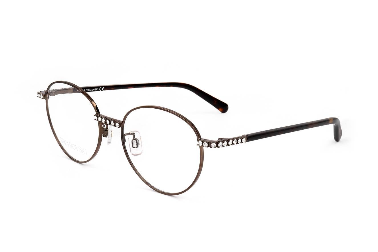 Foto 2 pulgar | Gafas Graduadas Swarovski Sk 5424 Marrón Oscuro Brillante - Venta Internacional.