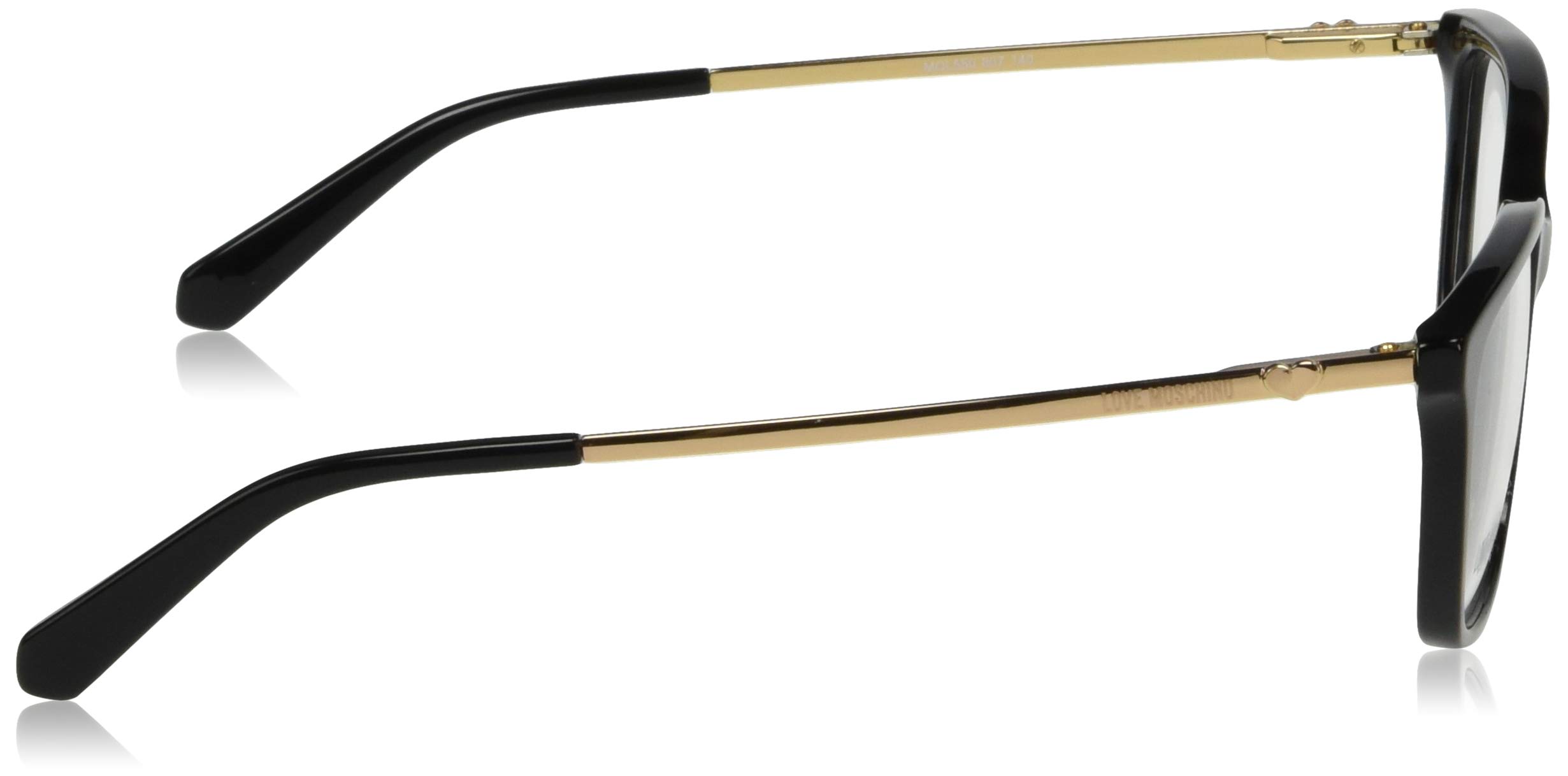 Foto 4 pulgar | Marco De Gafas Love Moschino Mol550 Negro Para Mujer - Venta Internacional.