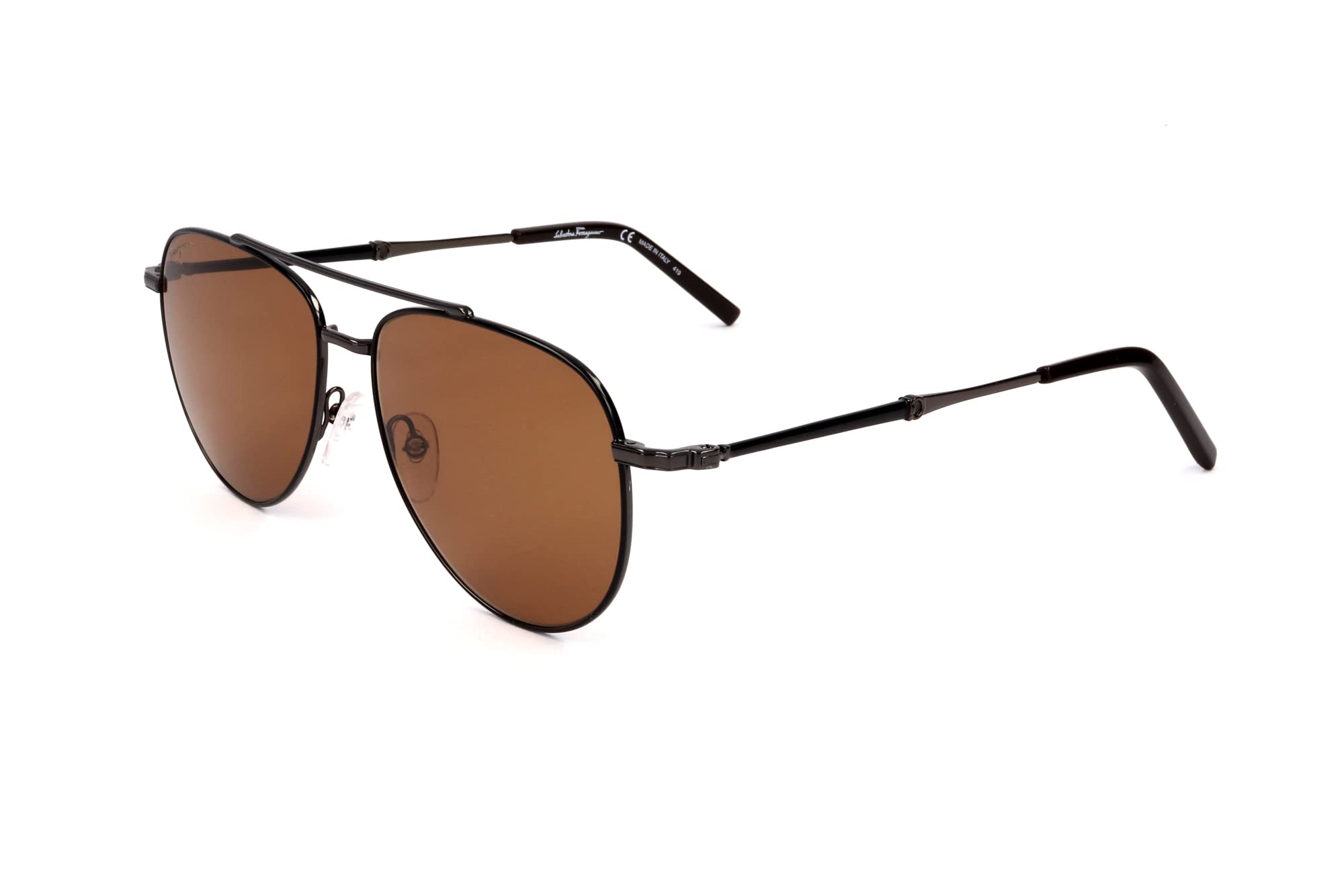 Foto 2 pulgar | Gafas De Sol Ferragamo Sf 226 S Con Lente Negro/marrón Rutenio Oscuro - Venta Internacional.