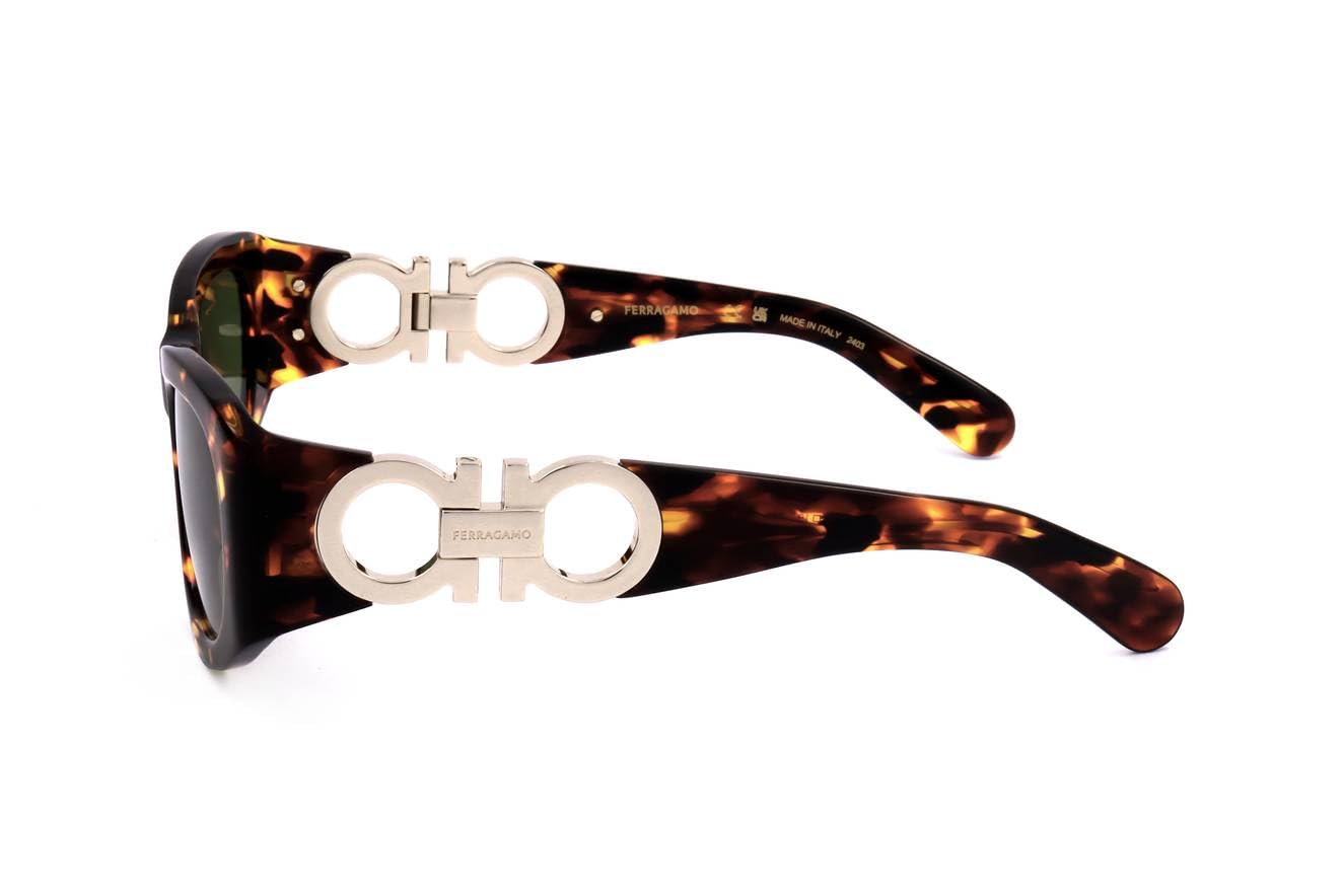 Foto 4 | Gafas De Sol Salvatore Ferragamo Sf1082sn Modernas Ovaladas 53mm - Venta Internacional.