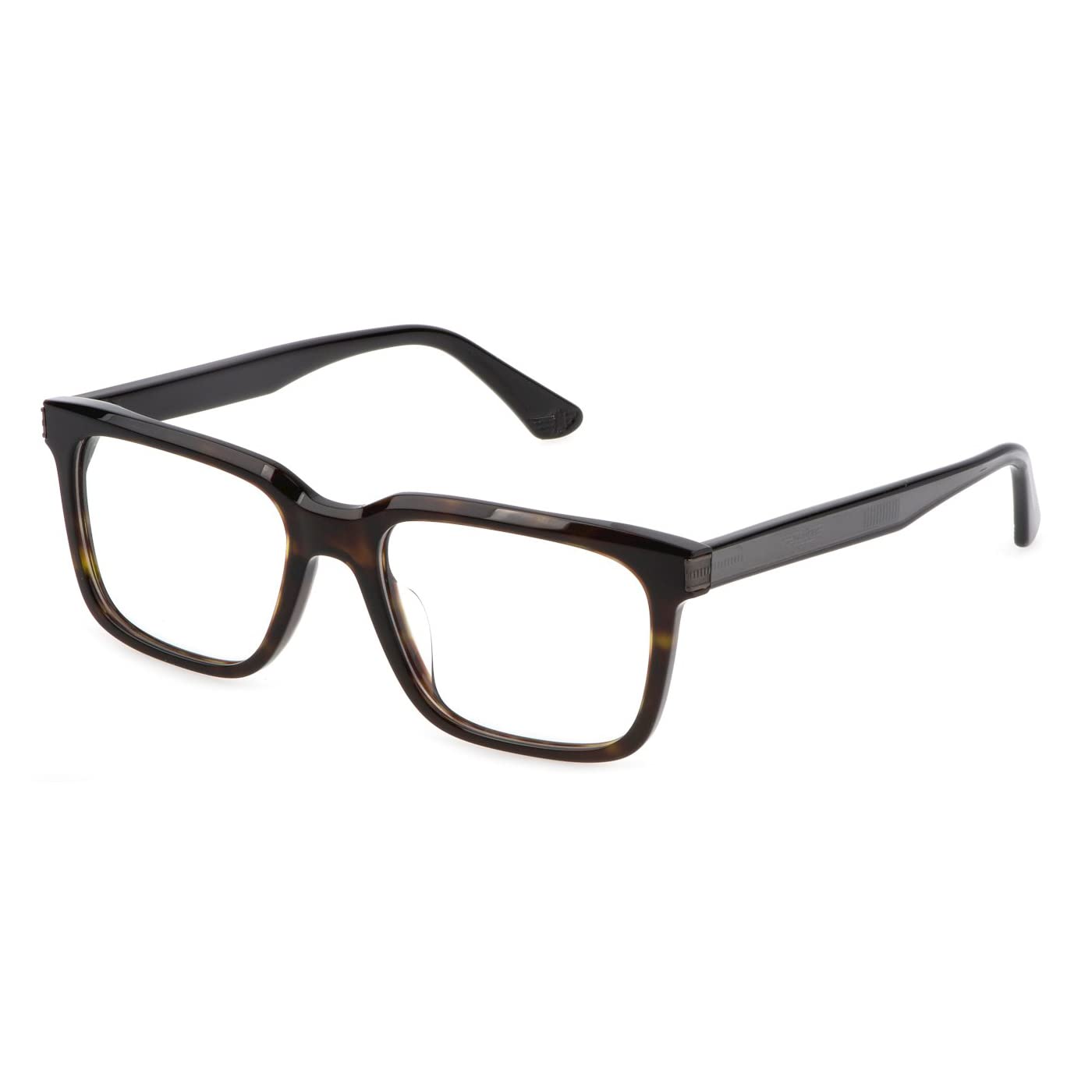 Foto 1 | Gafas Police Vplf03n De Acetato Habana Oscuro Brillante Para Hombre - Venta Internacional.