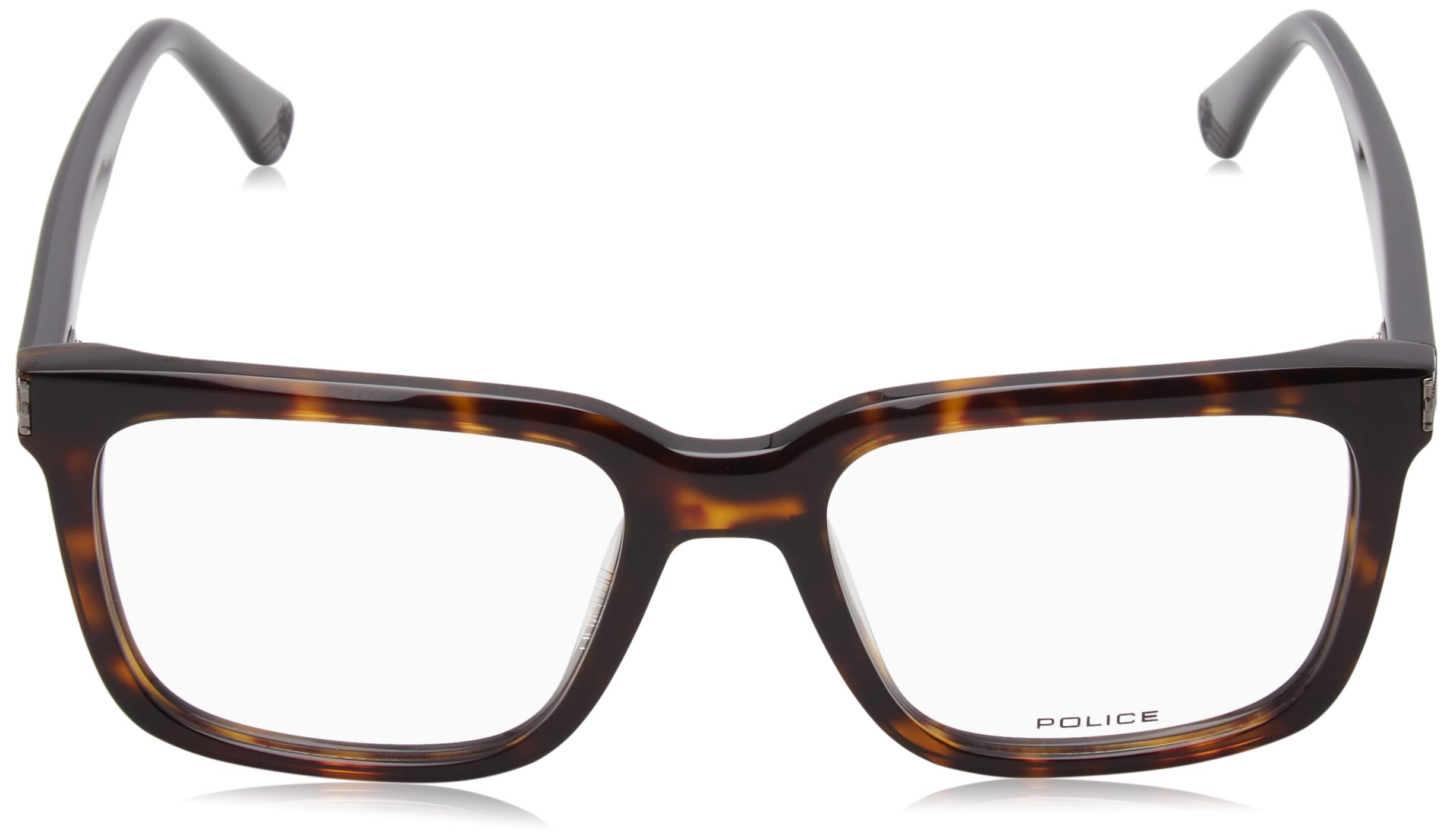 Foto 2 | Gafas Police Vplf03n De Acetato Habana Oscuro Brillante Para Hombre - Venta Internacional.