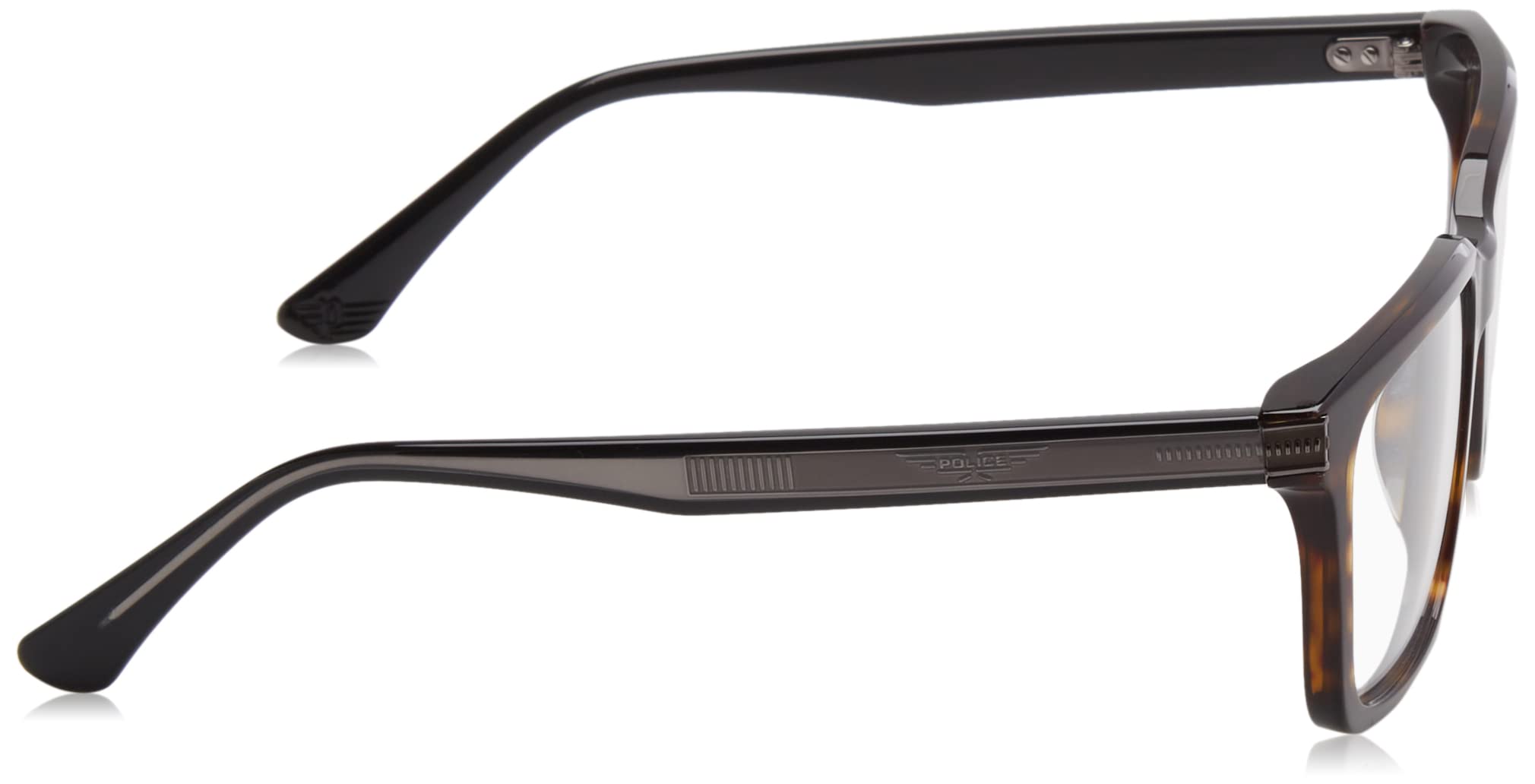 Foto 4 pulgar | Gafas Police Vplf03n De Acetato Habana Oscuro Brillante Para Hombre - Venta Internacional.