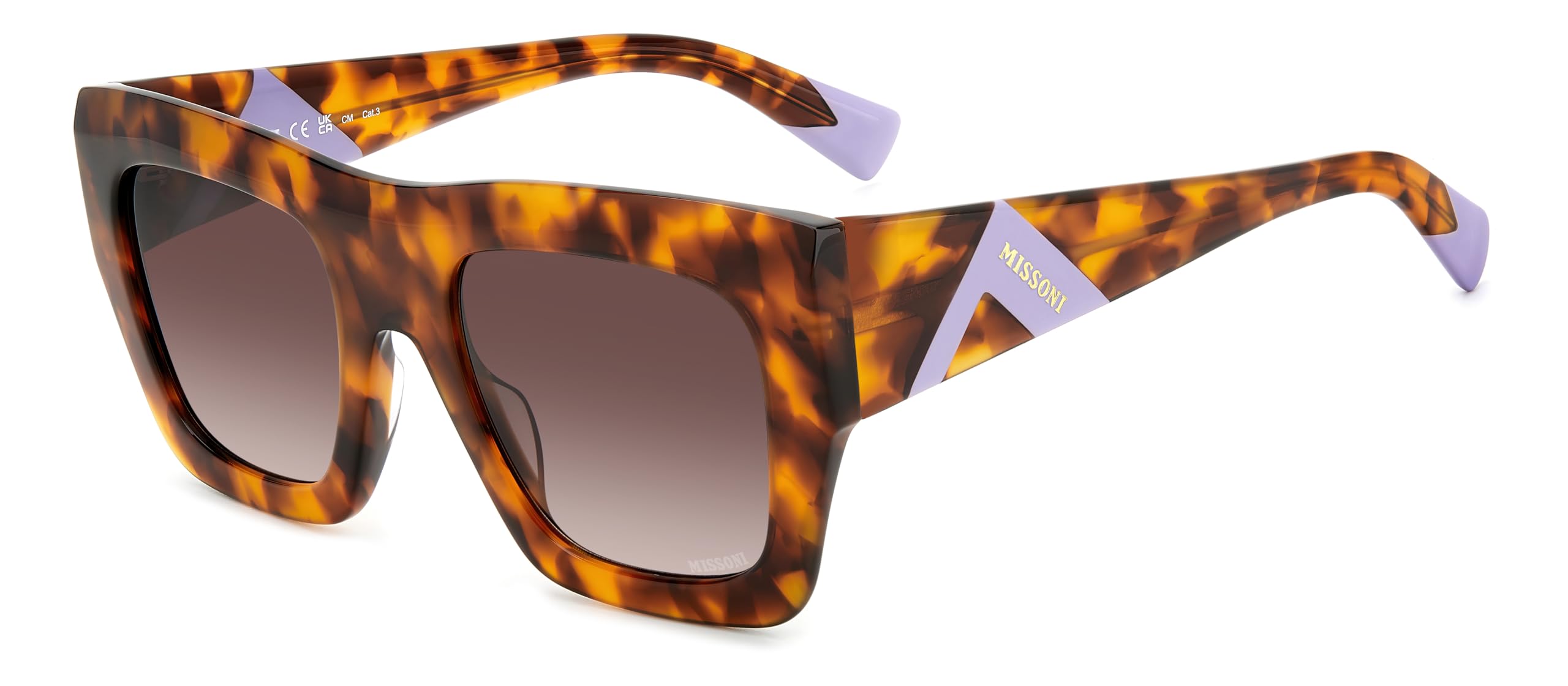 Foto 2 pulgar | Gafas De Sol Missoni Mis 0153/s Para Mujer Havana Honey/brown - Venta Internacional.
