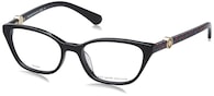 Anteojos Kate Spade Emmalee 807 Negros Con Borde Completo En Forma De Ojo De Gato - Venta Internacional.