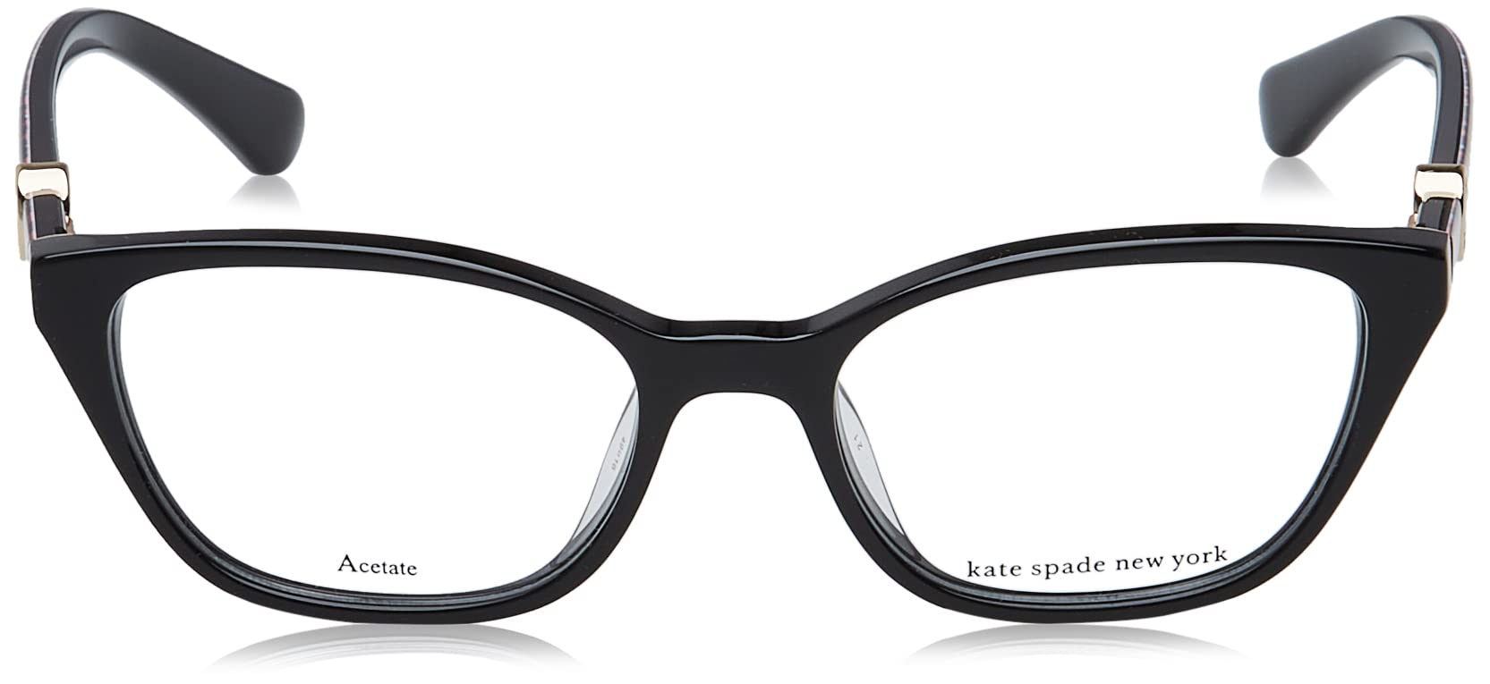 Foto 2 | Anteojos Kate Spade Emmalee 807 Negros Con Borde Completo En Forma De Ojo De Gato - Venta Internacional.