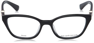 Foto 2 | Anteojos Kate Spade Emmalee 807 Negros Con Borde Completo En Forma De Ojo De Gato - Venta Internacional.