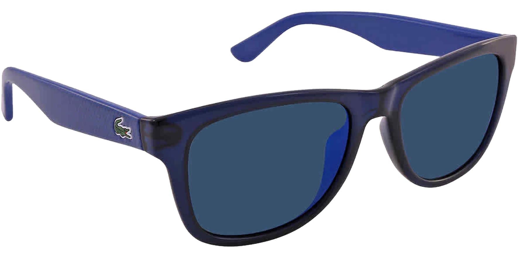 Foto 1 | Gafas De Sol Lacoste L734s Con Marco Cuadrado Azul Y Lente De 52 Mm - Venta Internacional.