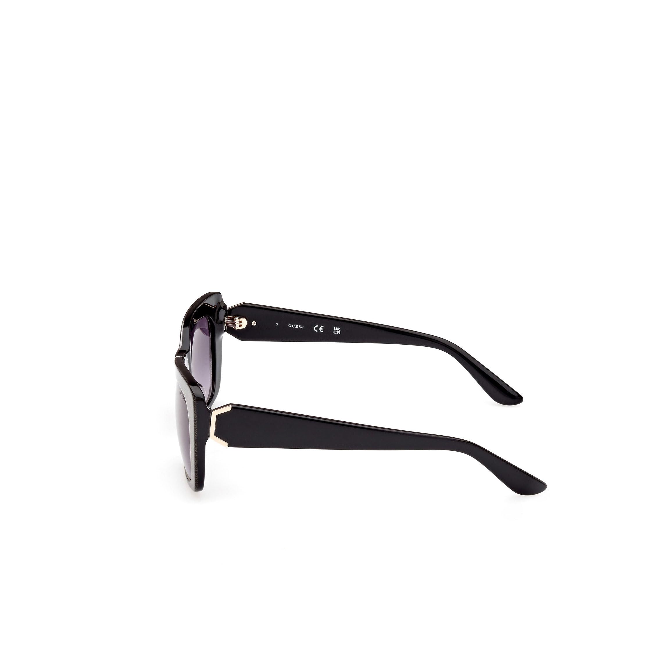 Foto 3 pulgar | Gafas De Sol Guess Gu7890 01b Con Degradado De Humo, Ojo De Gato, 55 Mm - Venta Internacional.