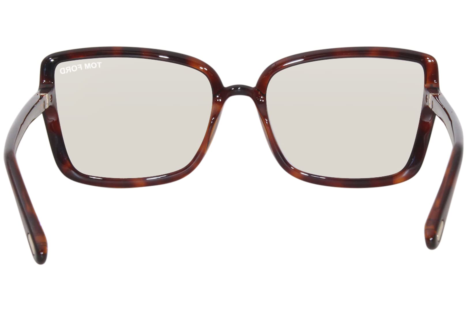 Foto 5 pulgar | Anteojos Tom Ford Ft 5813 -b 054 Shiny Auburn Havana Para Mujer - Venta Internacional.