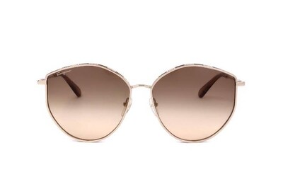 Foto 2 | Gafas De Sol Salvatore Ferragamo Sf 264 S 796 Oro-caramelo - Venta Internacional.