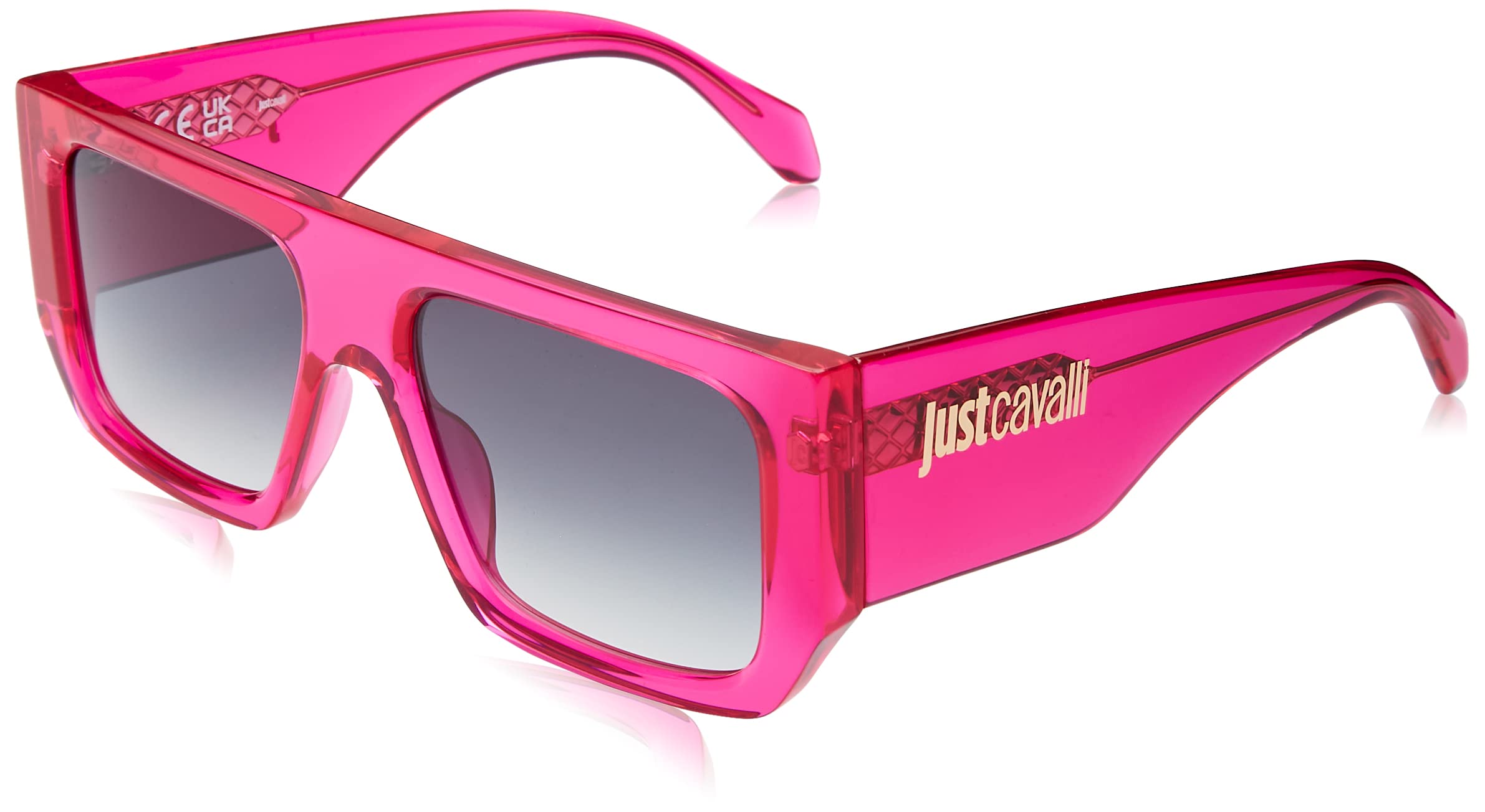 Foto 2 pulgar | Gafas De Sol Just Cavalli Sjc022 Unisex Rosa Fluo 56 Mm - Venta Internacional.