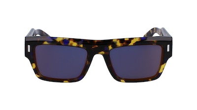 Foto 1 | Gafas De Sol Calvin Klein Ck23504s Cuadradas Azul Habana 55mm - Venta Internacional.