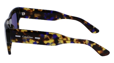 Foto 3 | Gafas De Sol Calvin Klein Ck23504s Cuadradas Azul Habana 55mm - Venta Internacional.
