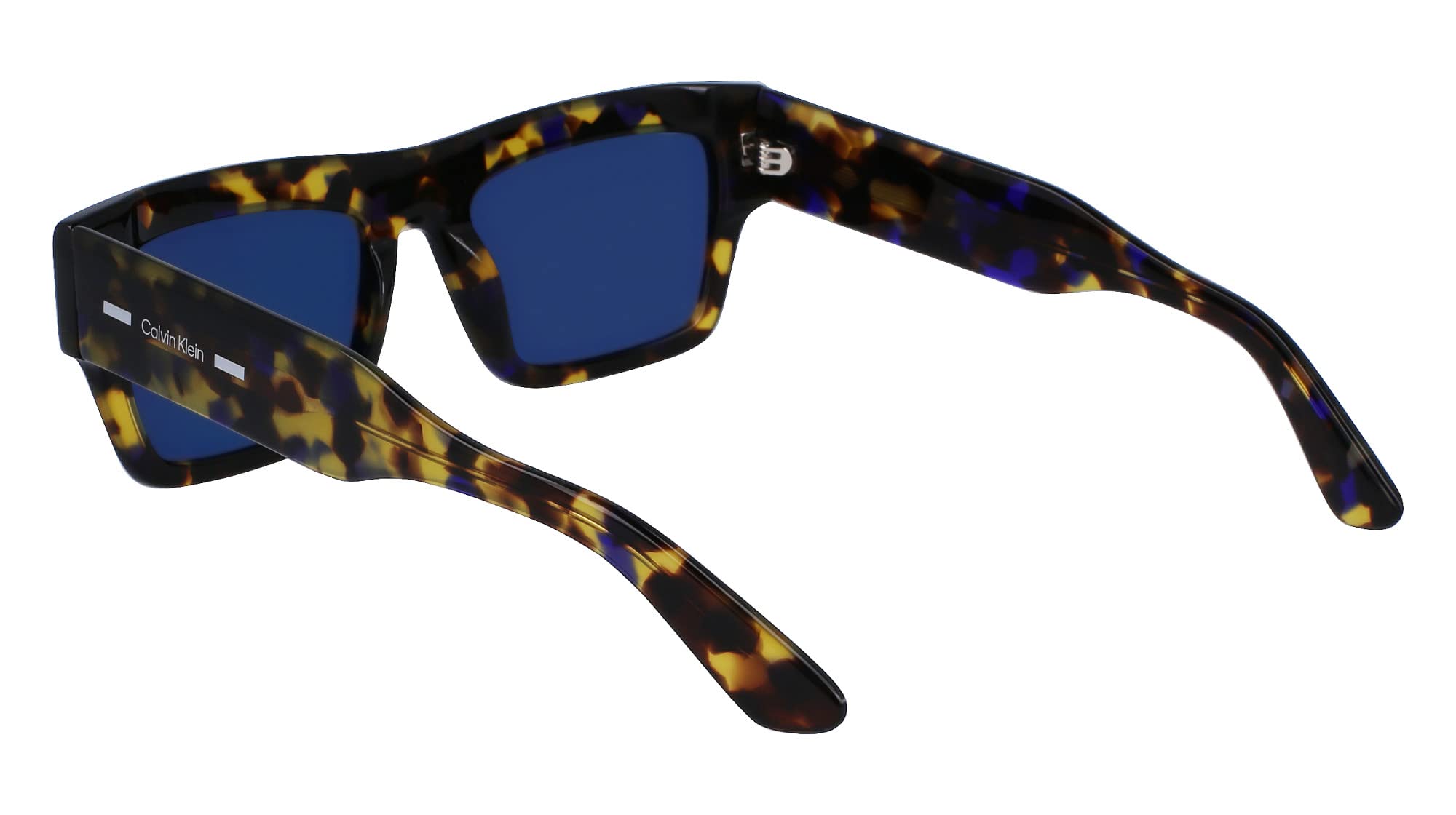 Foto 5 pulgar | Gafas De Sol Calvin Klein Ck23504s Cuadradas Azul Habana 55mm - Venta Internacional.