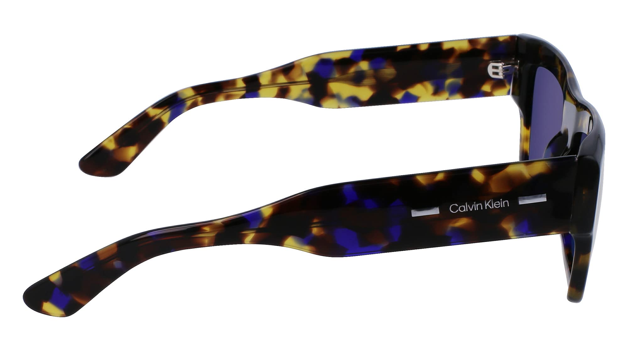 Foto 7 | Gafas De Sol Calvin Klein Ck23504s Cuadradas Azul Habana 55mm - Venta Internacional.