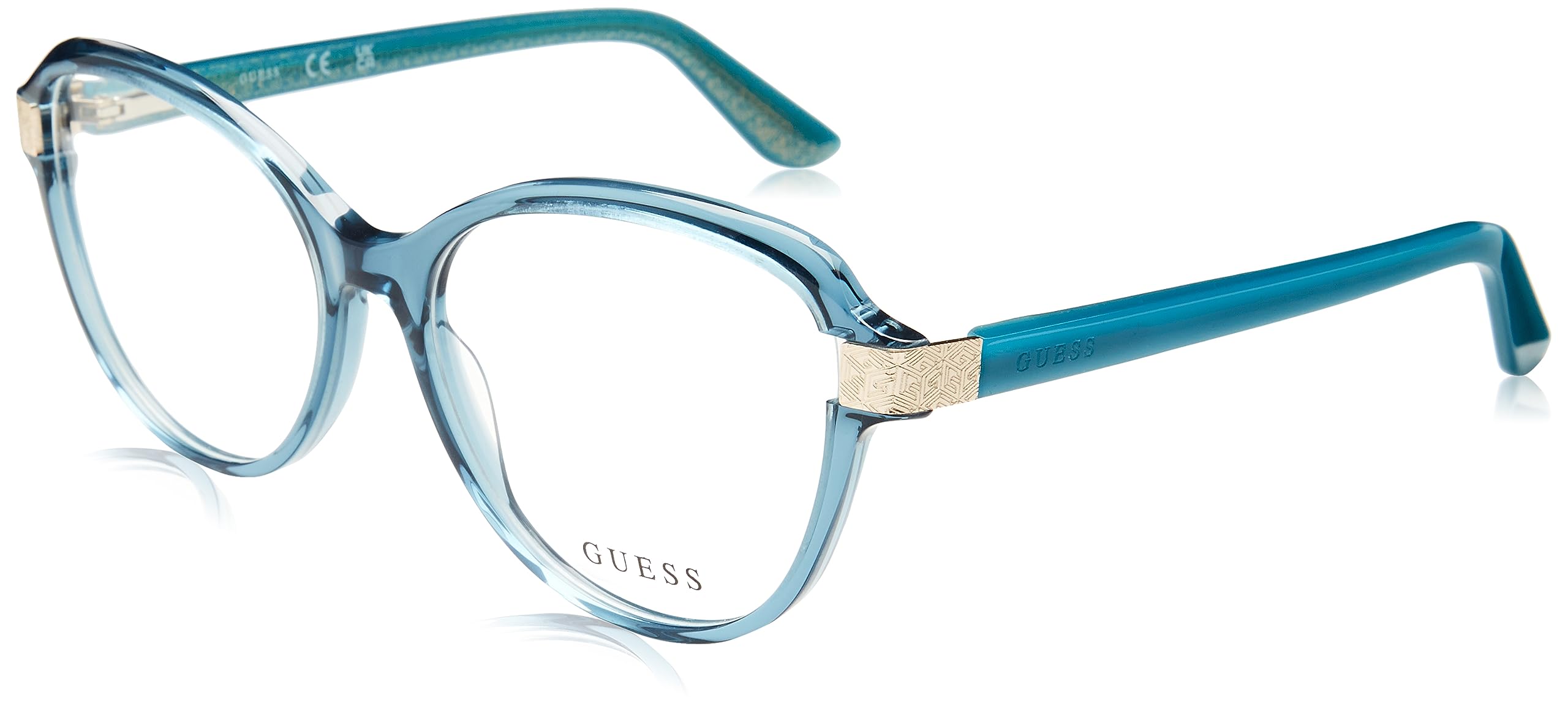 Foto 2 pulgar | Gafas Graduadas Guess Gu 2955 Turquesa Brillante - Venta Internacional.