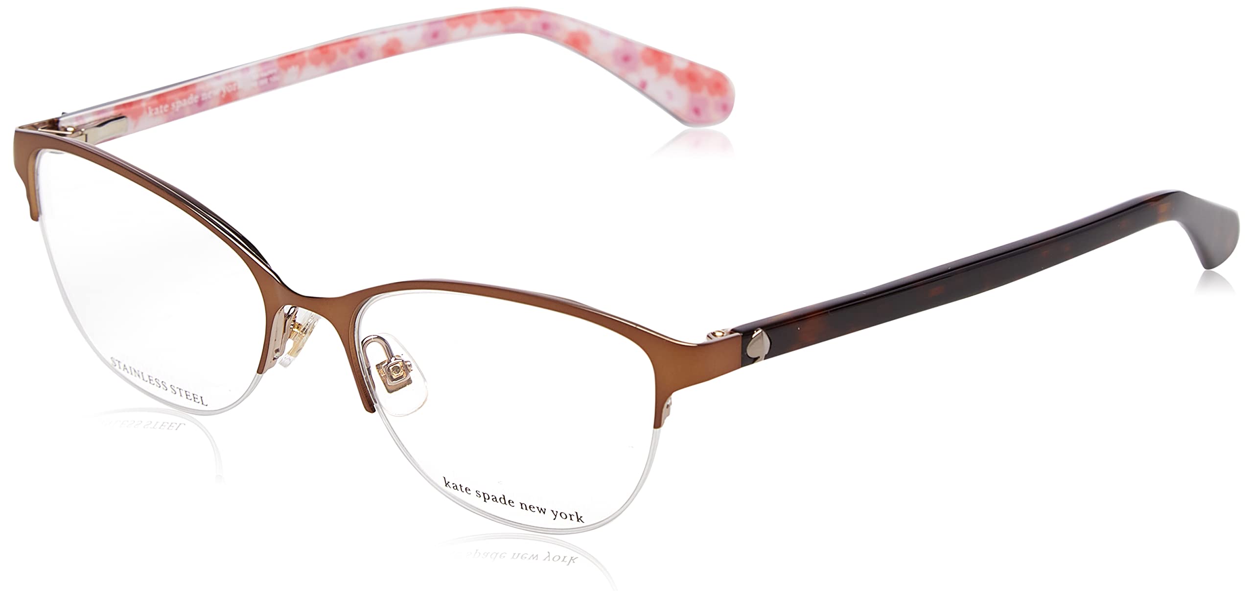 Foto 1 | Montura De Gafas Kate Spade Adalina Matte Brown Para Mujer - Venta Internacional.