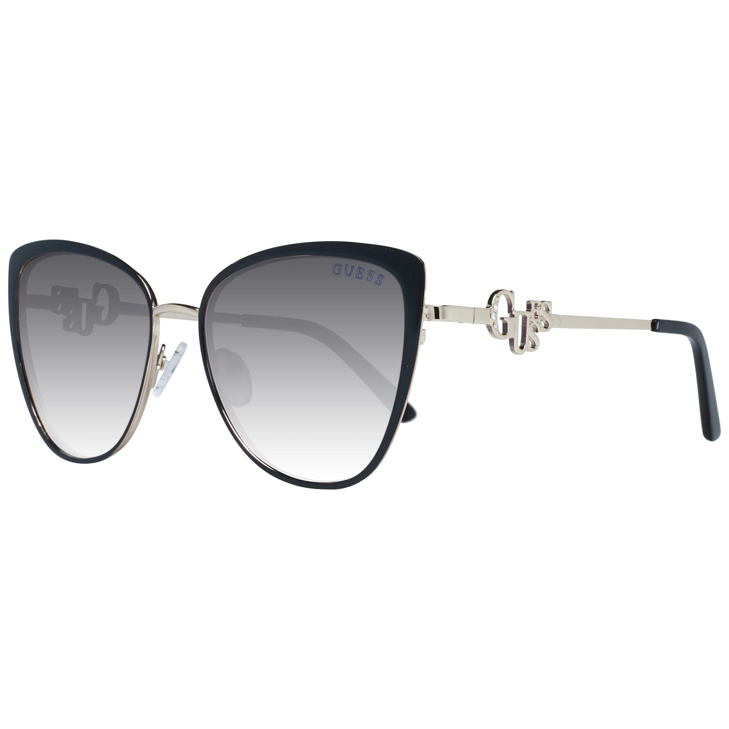 Gafas De Sol Guess Gf6141 Shiny Black/gradient Smoke Para Mujer - Venta Internacional.