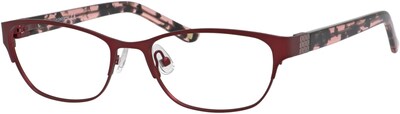 Foto 1 | Gafas Graduadas Liz Claiborne 439 07bl Matte Burgundy - Venta Internacional.