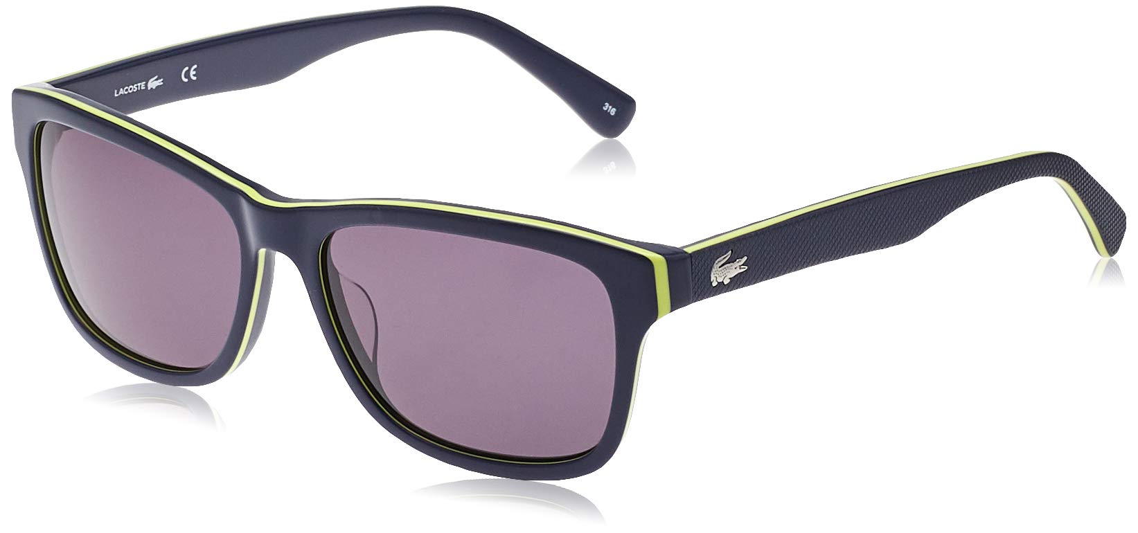 Foto 1 | Gafas De Sol Lacoste L683s Cuadradas Azul/amarillo/azul Para Adultos - Venta Internacional.