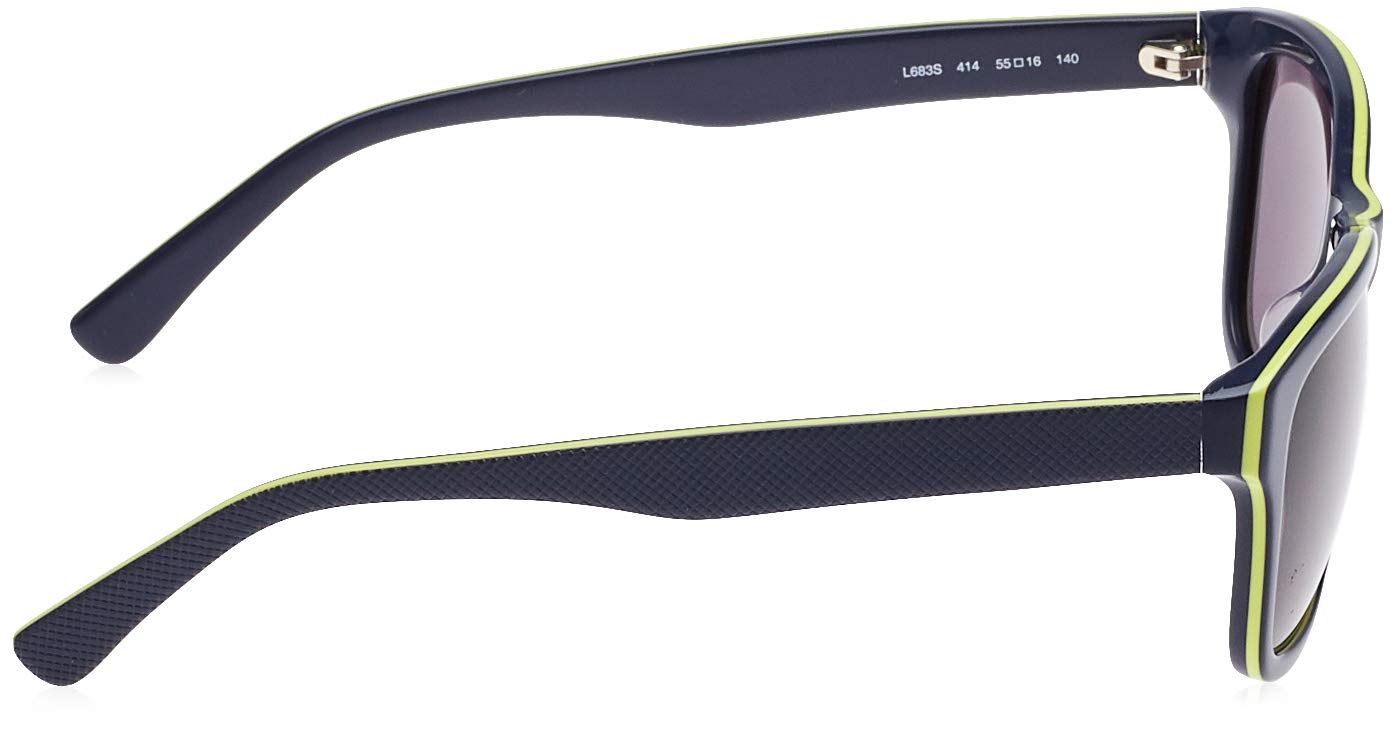 Foto 3 | Gafas De Sol Lacoste L683s Cuadradas Azul/amarillo/azul Para Adultos - Venta Internacional.